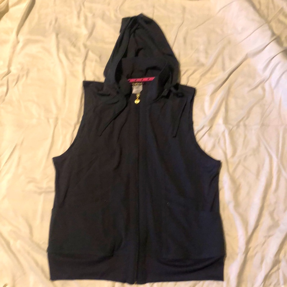 Heart Soul zip-up hoodie vest